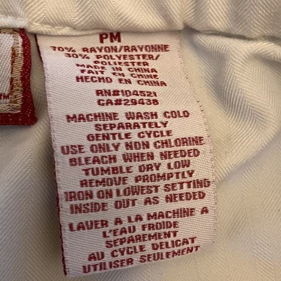 Vintage Caribbean Joe rayon pants PM - Picture 4 of 4